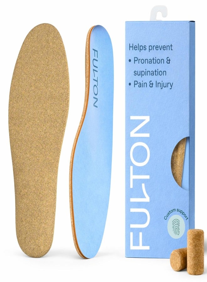 Fulton Athletic Insoles - Ultimate Performance Active Inserts with Custom Molding - Shock Absorption - Running, Tennis, Basketball, for Overpronation, Pain & Shin Splints (Women, 8.5-9) - Image 1